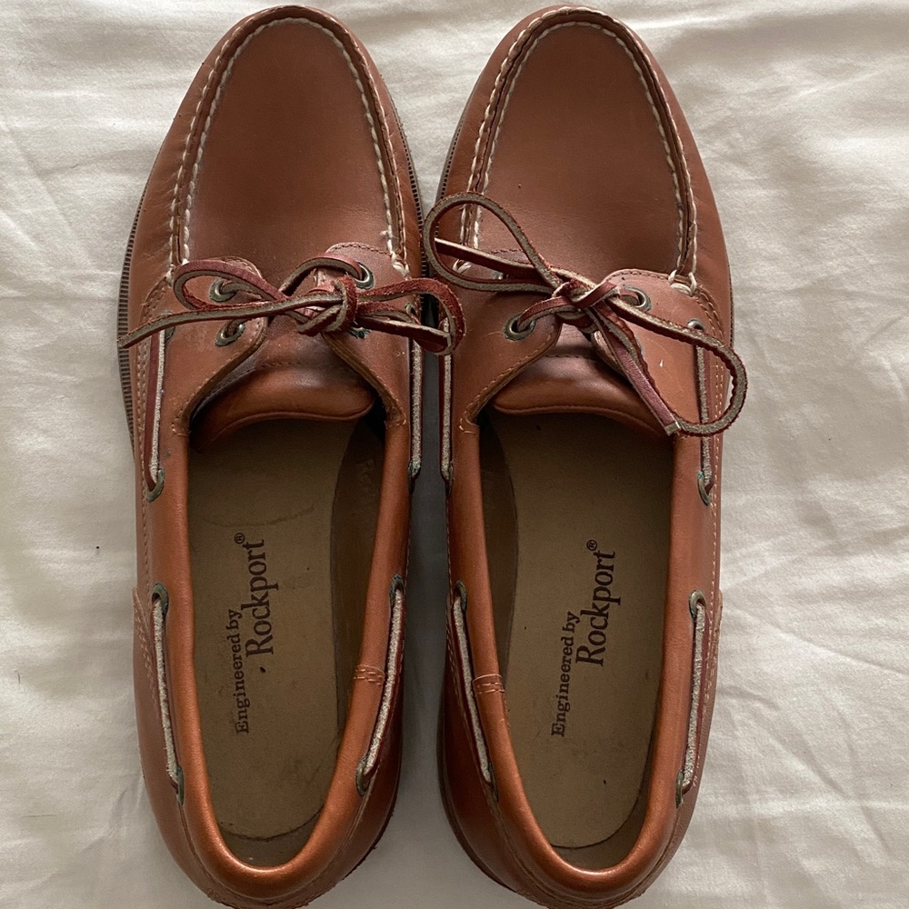 Rockport Tan Leather Casual Loafers